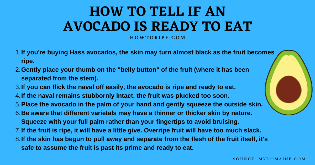 How to Tell If An Avocado Is Ready to Eat? How To Ripe